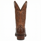 R&B | Westernstiefel - Geprägtes Leder mit Blockabsatz