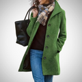 R&B | Damen Winterjacke mit tailliertem Schnitt und Knopfleiste