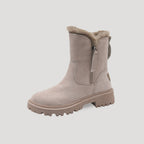 Damen Winterstiefel Knöchelhöhe mit weicher Fütterung und robuster Sohle R&B