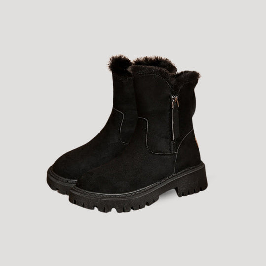 Damen Winterstiefel Knöchelhöhe mit weicher Fütterung und robuster Sohle R&B