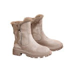 Damen Winterstiefel Knöchelhöhe mit weicher Fütterung und robuster Sohle R&B