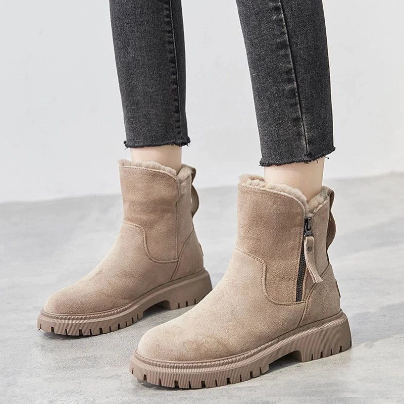 Damen Winter Schnee Stiefel mit warmer Fütterung R&B