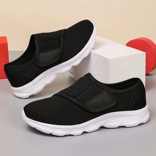 Damen Freizeitschuhe Atmungsaktives Textil Geeignet für Breite Füße R&B