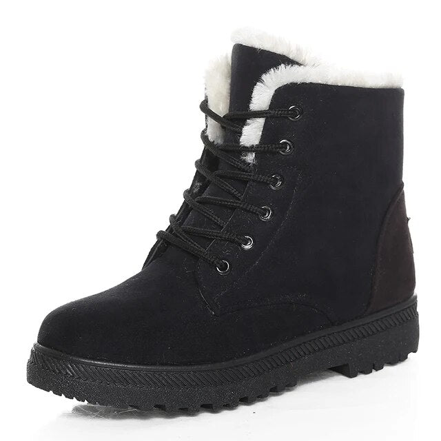 R&B | Damen Winter Schnee Kurz Stiefeletten