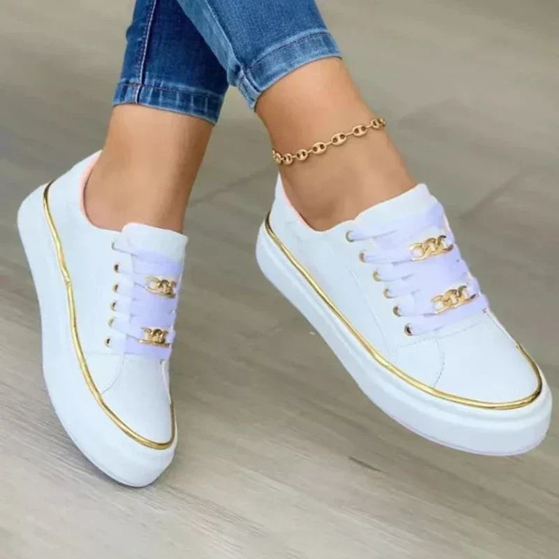 Damen Sneakers | Bequem | Schnürschuhe | Sneakers für den täglichen Gebrauch | Damenschuhe R&B