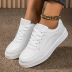 Damenschuhe - Schnürsenkel - Leichtgewichtig - Skate-Schuhe - Niedrige Sneakers R&B