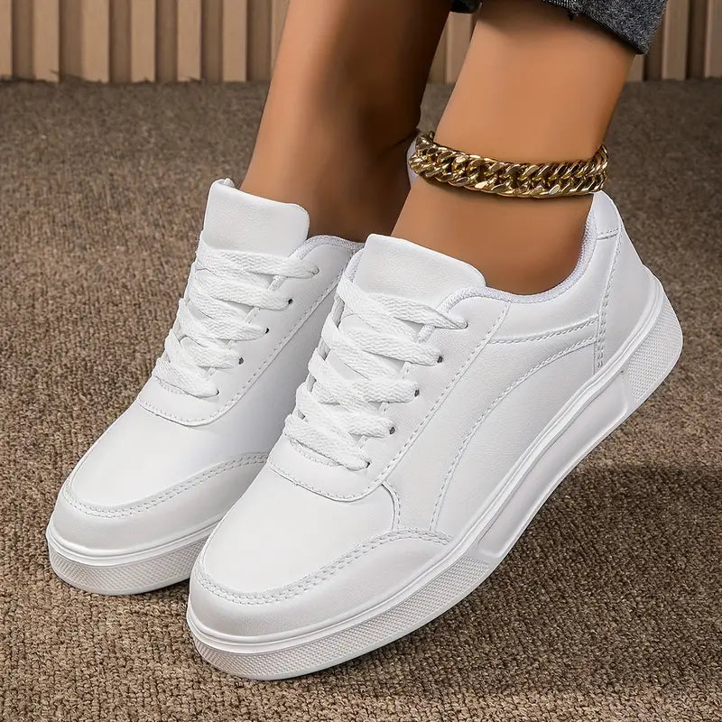 Damenschuhe - Schnürsenkel - Leichtgewichtig - Skate-Schuhe - Niedrige Sneakers R&B