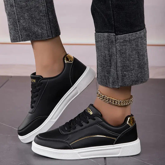 Damenschuhe - Schnürsenkel - Leichtgewichtig - Skate-Schuhe - Niedrige Sneakers R&B
