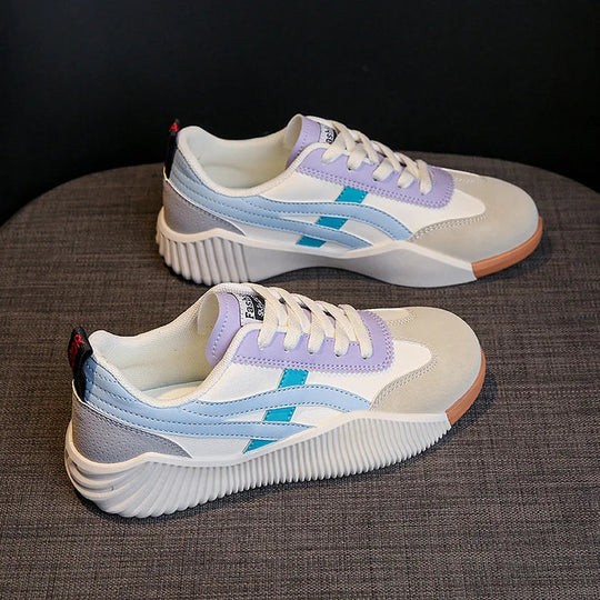 Damen Sneaker | Schnürschuhe | Farbblock | Skate Schuhe | Damenschuhe R&B