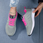 Damen Sneakers - Schnürschuhe - Gehen - Mesh-Sneaker - Damen-Sneaker R&B