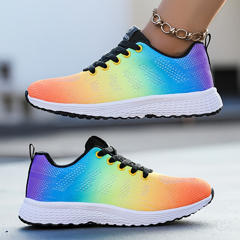 Damen Sneakers - Schnürschuhe - Gehen - Mesh-Sneaker - Damen-Sneaker R&B