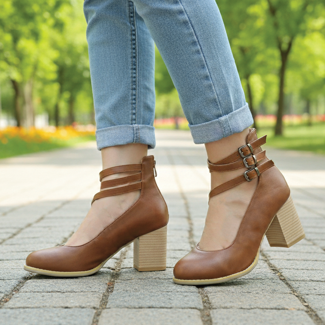 R&B | Blockabsatz Knöchel Schuhe