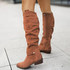R&B | Wildleder Kniehohe Stiefel