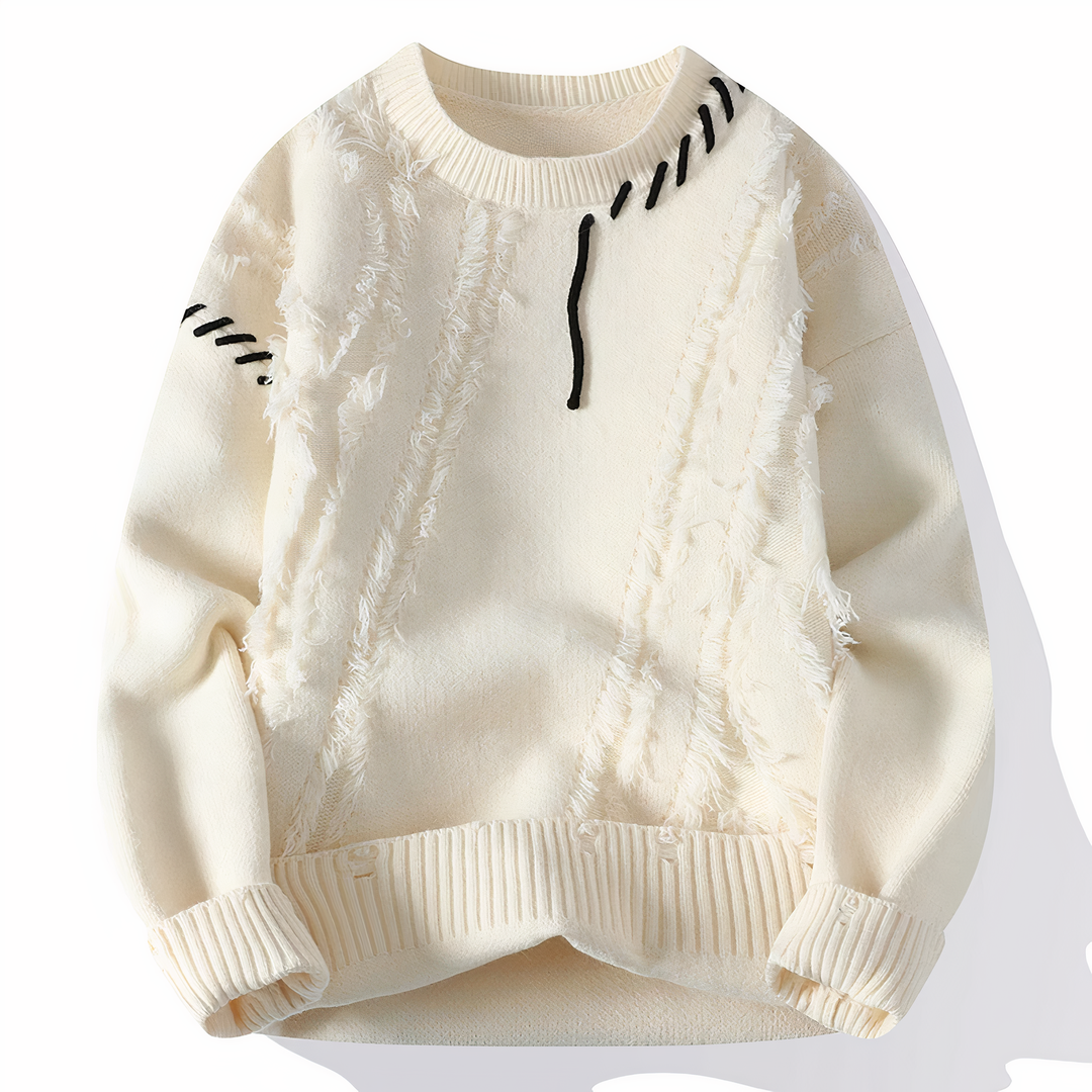 R&B | Einzigartiger Patchwork Pullover