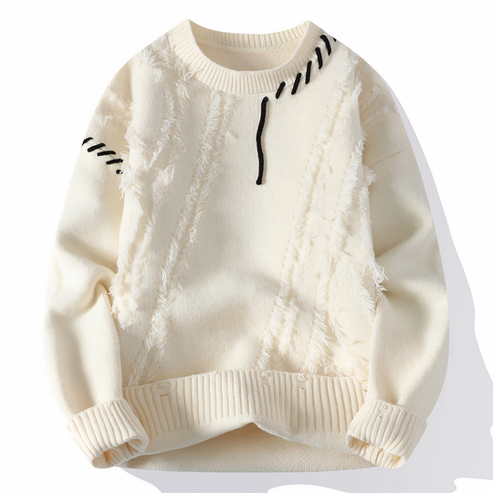 R&B | Einzigartiger Patchwork Pullover