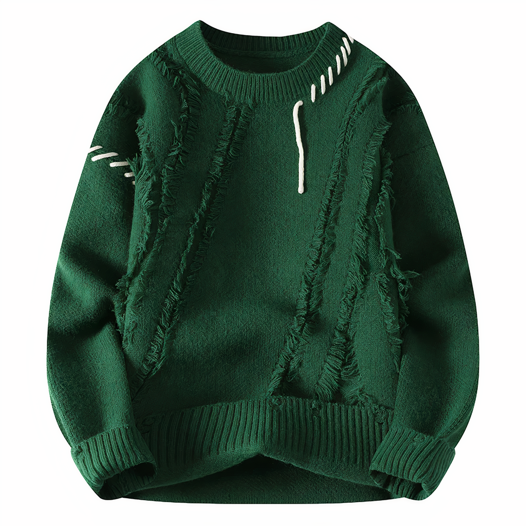 R&B | Einzigartiger Patchwork Pullover