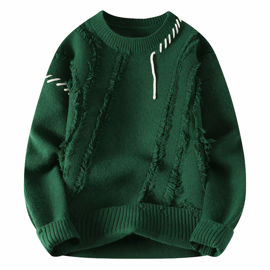 R&B | Einzigartiger Patchwork Pullover