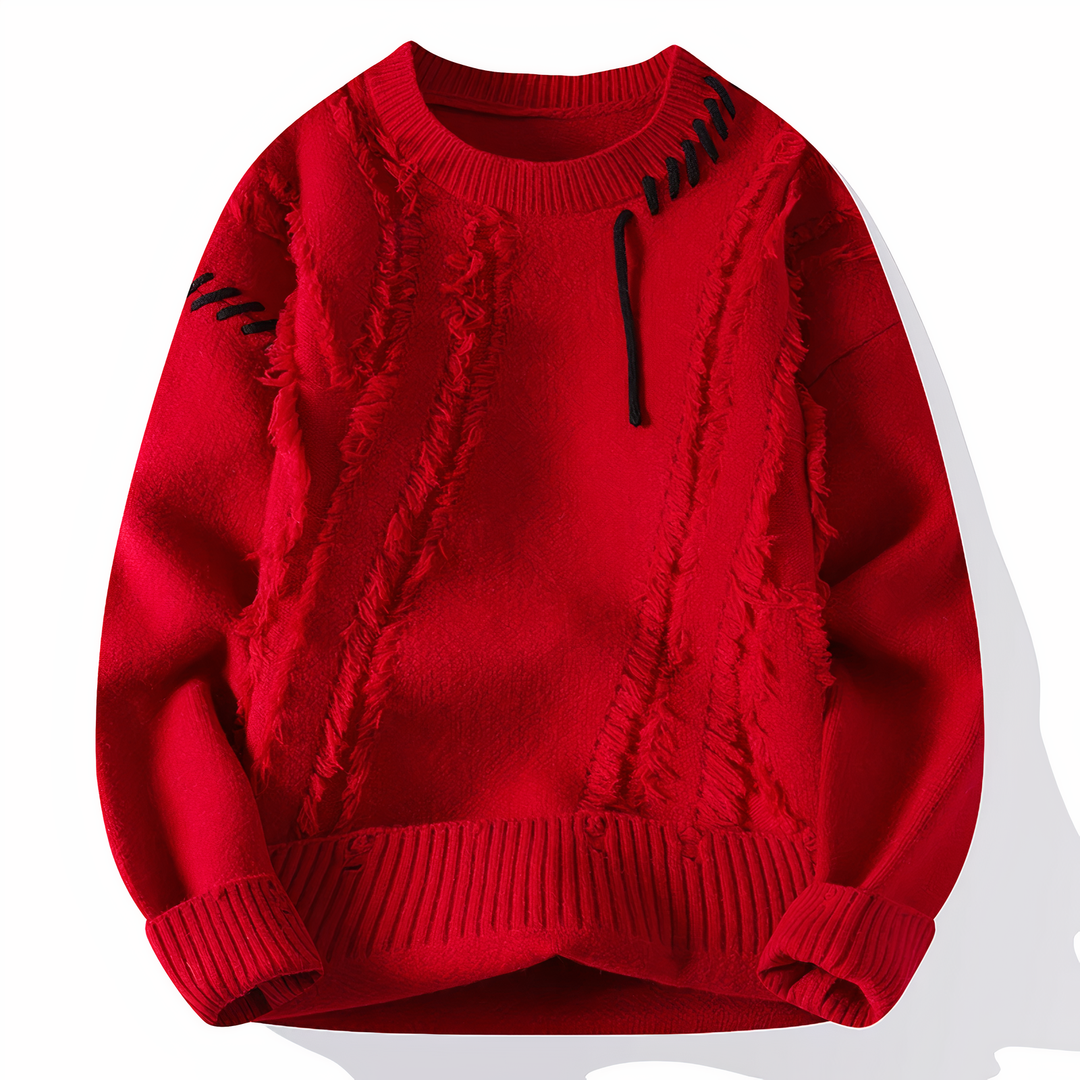 R&B | Einzigartiger Patchwork Pullover