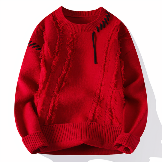 R&B | Einzigartiger Patchwork Pullover