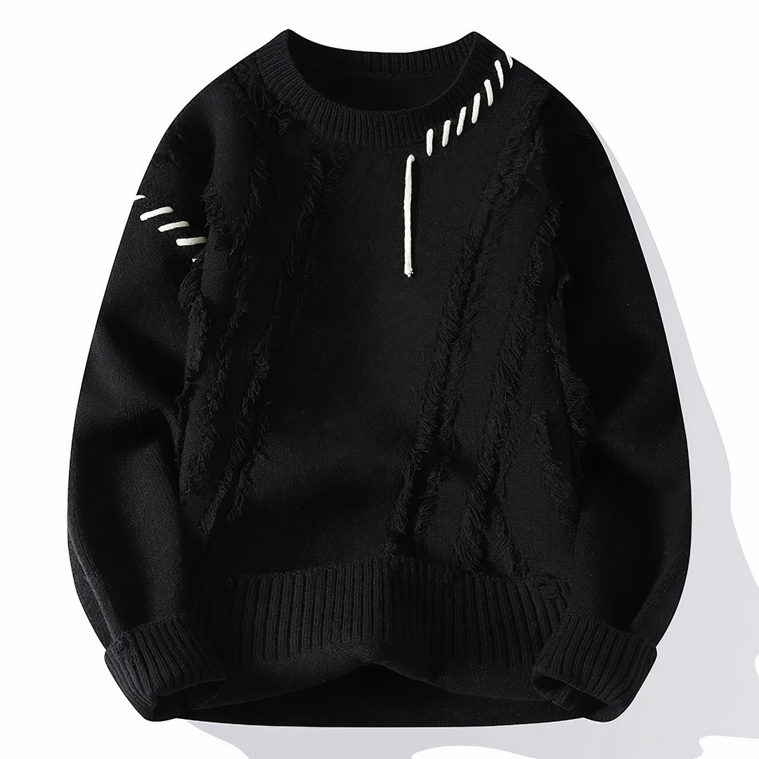 R&B | Einzigartiger Patchwork Pullover