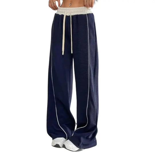 R&B | Jogginghose mit Weitem Bein und Verstellbarem Bund