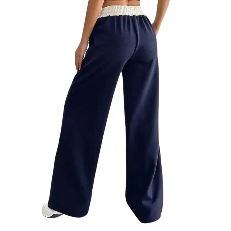 R&B | Jogginghose mit Weitem Bein und Verstellbarem Bund