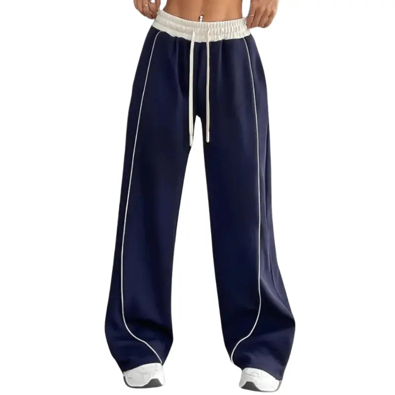R&B | Jogginghose mit Weitem Bein und Verstellbarem Bund