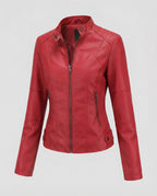 R&B | Luxuriöse Stilvolle Lederjacke für Frauen