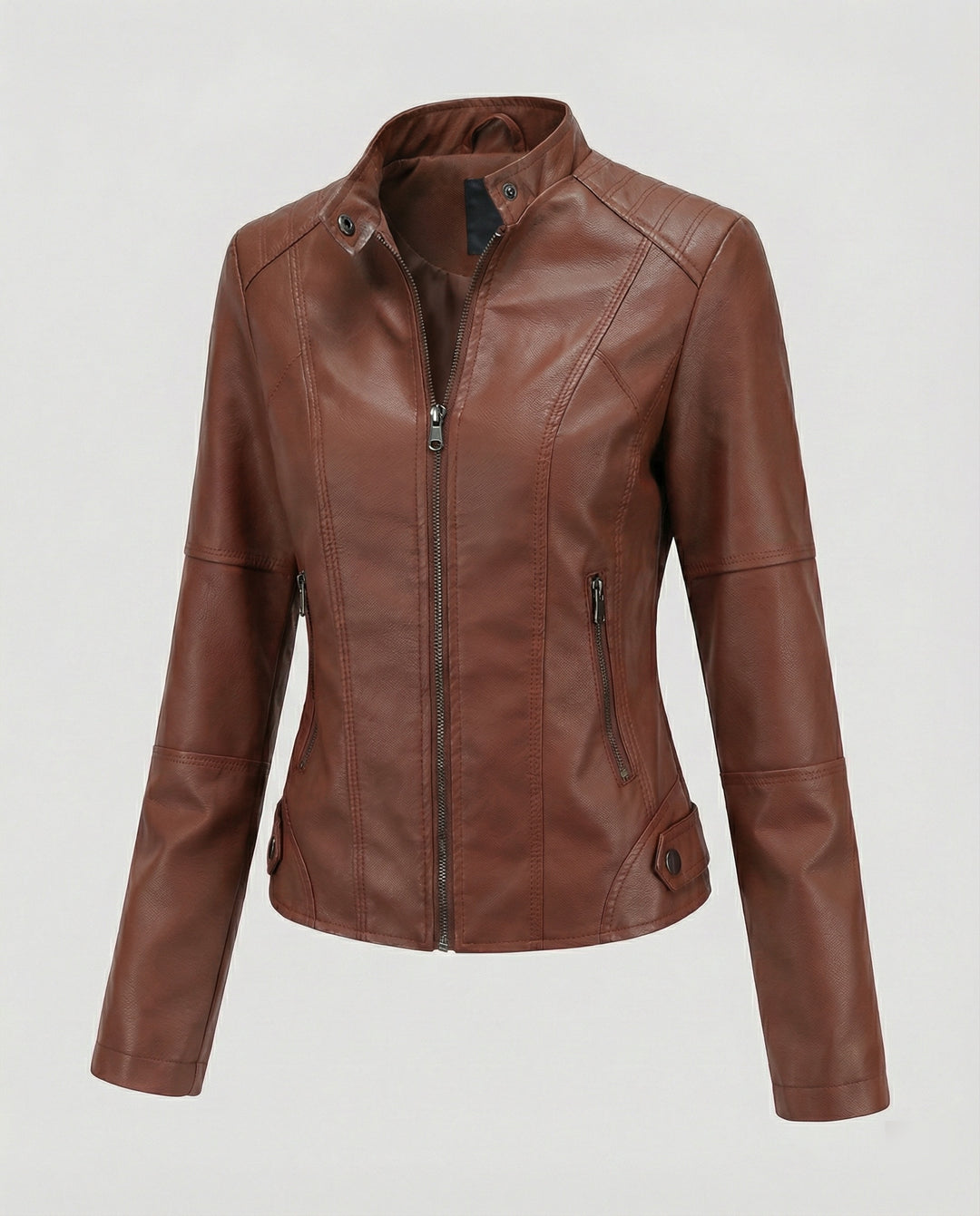 R&B | Luxuriöse Stilvolle Lederjacke für Frauen