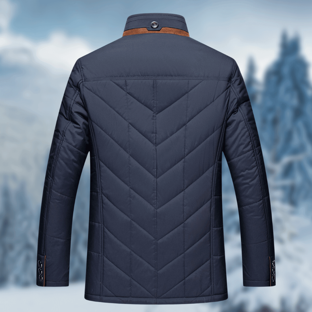 R&B | Herren Diamant gestepptes Puffer-Jacket
