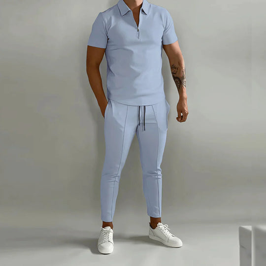 R&B - Elegantes Herren-Set bestehend aus Polo und eleganter Hose