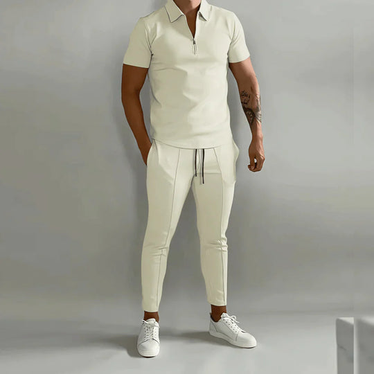 R&B - Elegantes Herren-Set bestehend aus Polo und eleganter Hose