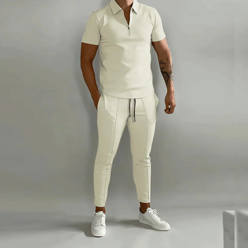 R&B - Elegantes Herren-Set bestehend aus Polo und eleganter Hose