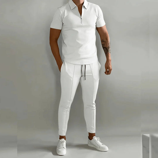 R&B - Elegantes Herren-Set bestehend aus Polo und eleganter Hose