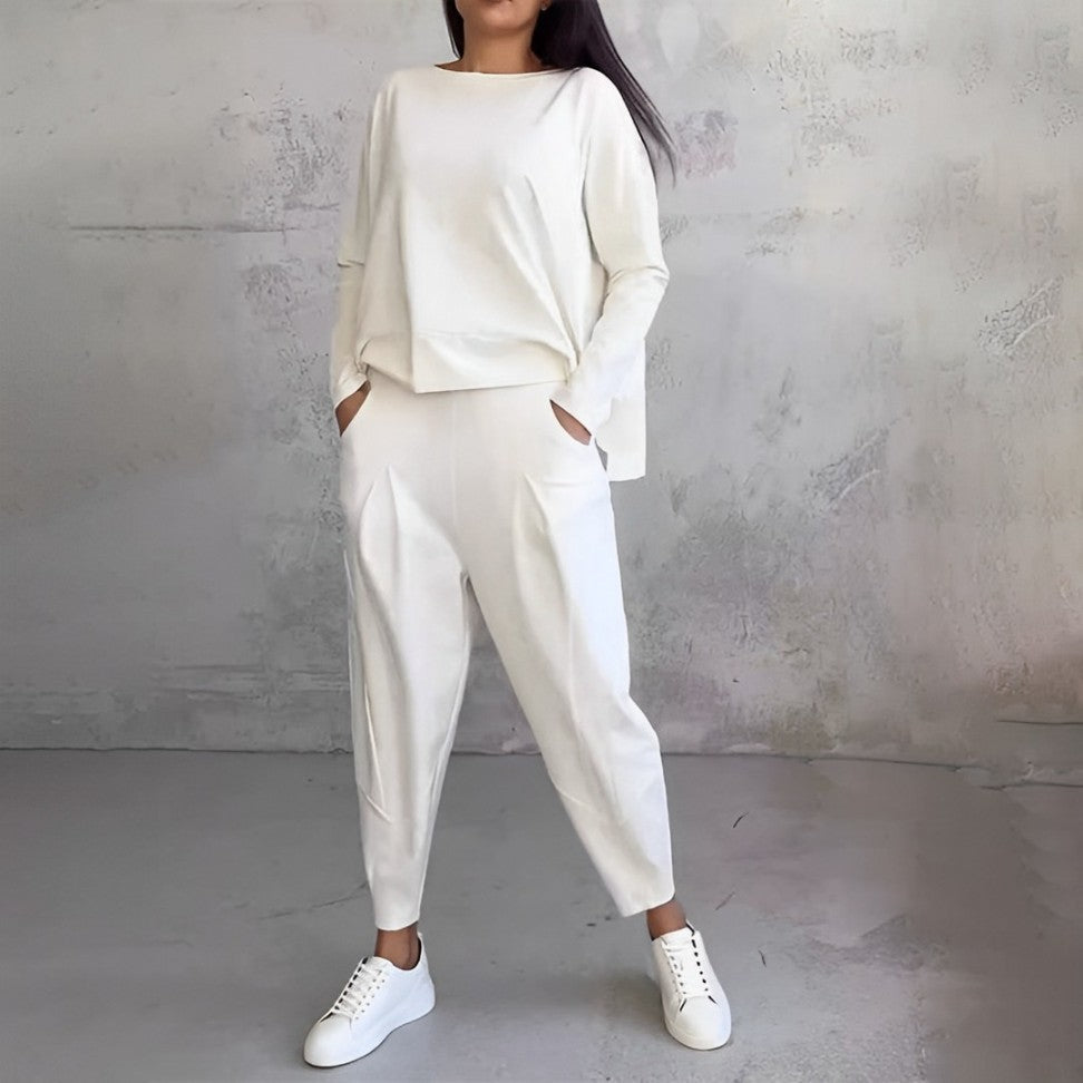 R&B | Trendiges Damen Satz mit Sweatshirt Optik