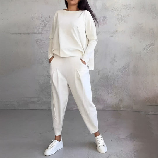 R&B | Trendiges Damen Satz mit Sweatshirt Optik