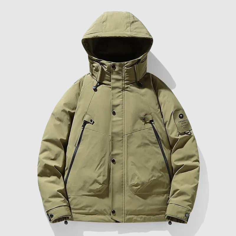 R&B | Kapuze Daunenfüllung Herrenjacke