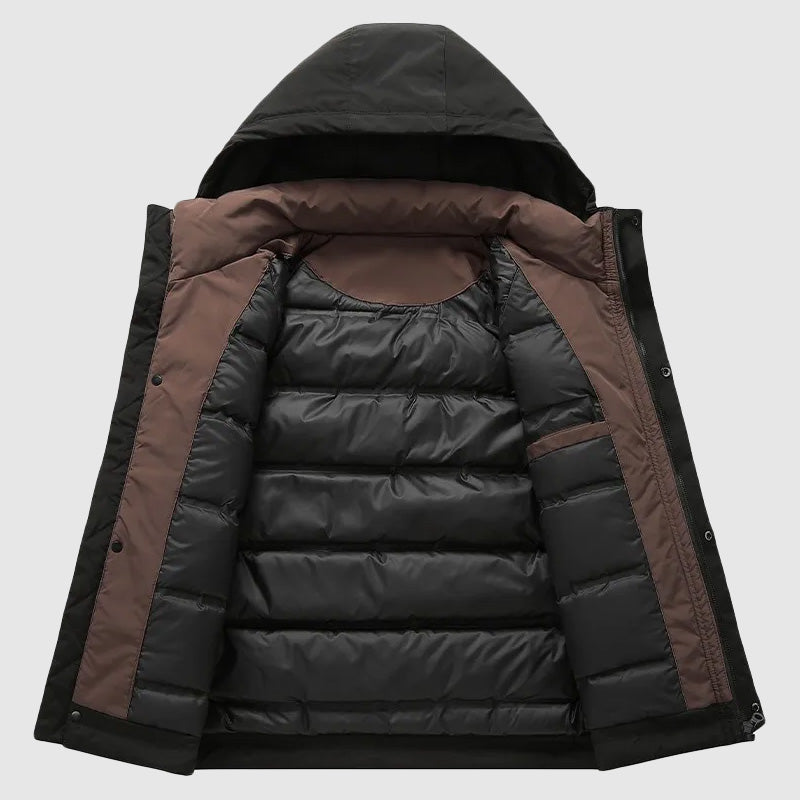 R&B | Kapuze Daunenfüllung Herrenjacke