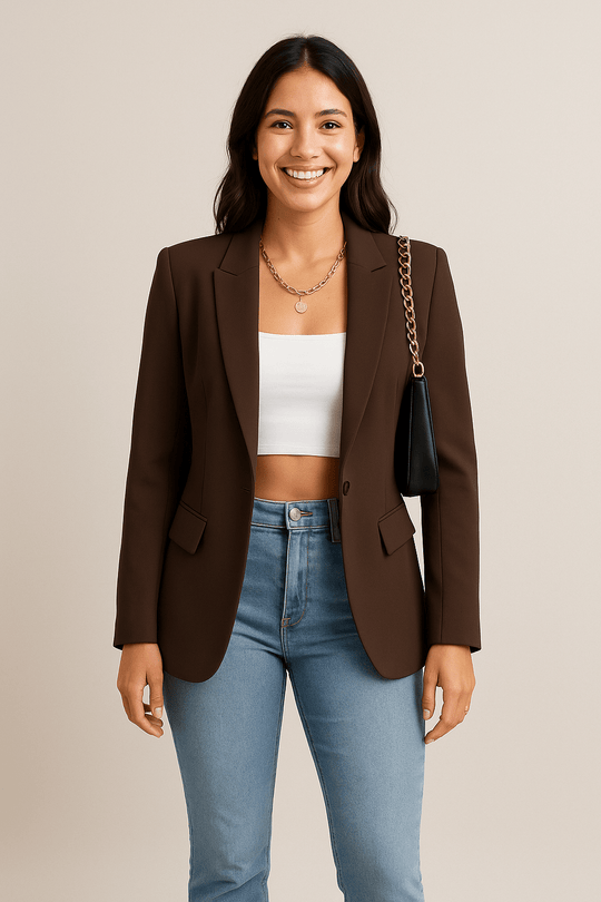 R&B | Blazer Eleganter Klassischer für Büro und Alltag