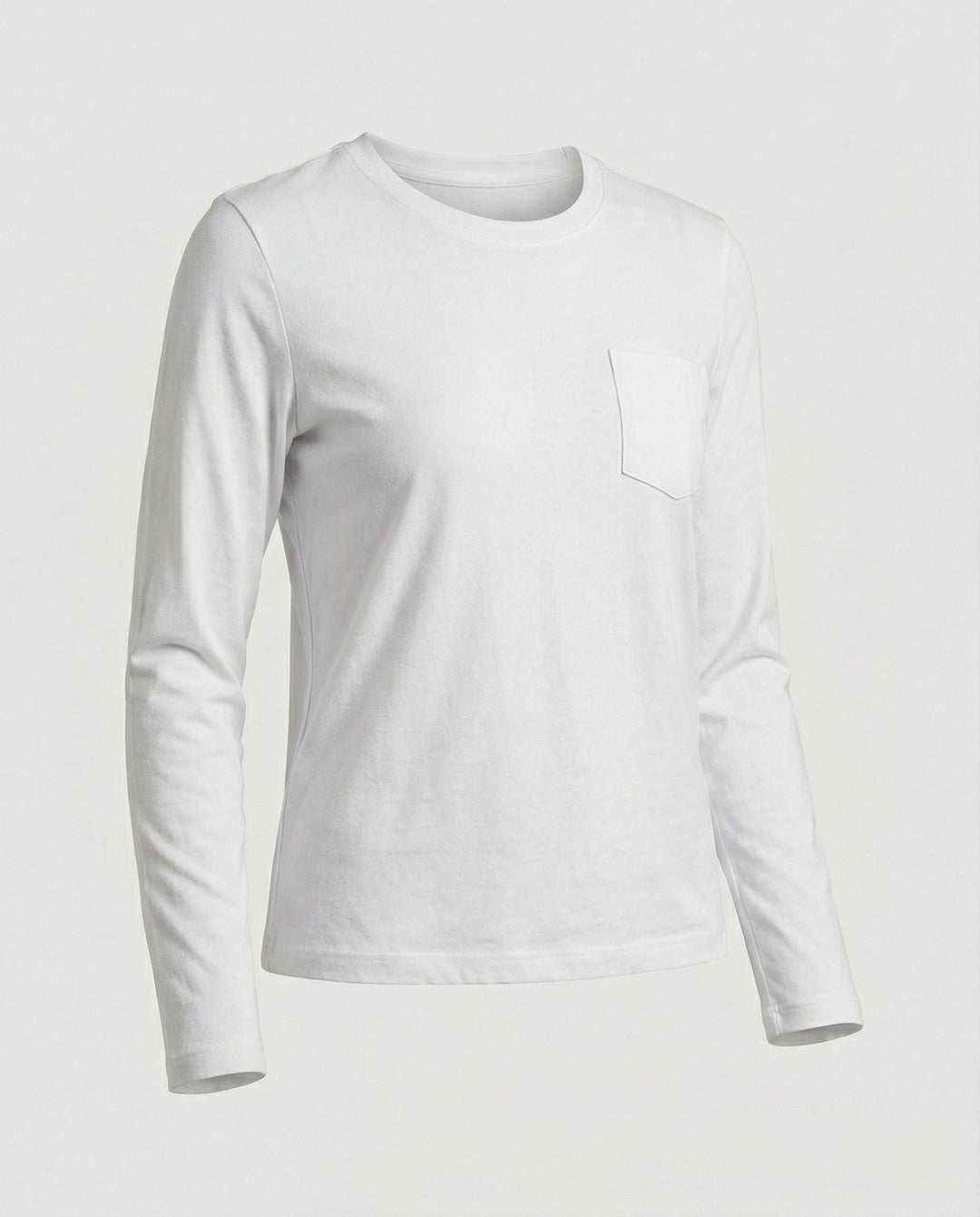 Damen Langarmshirt mit warmem Fleece Futter und praktischen Taschen