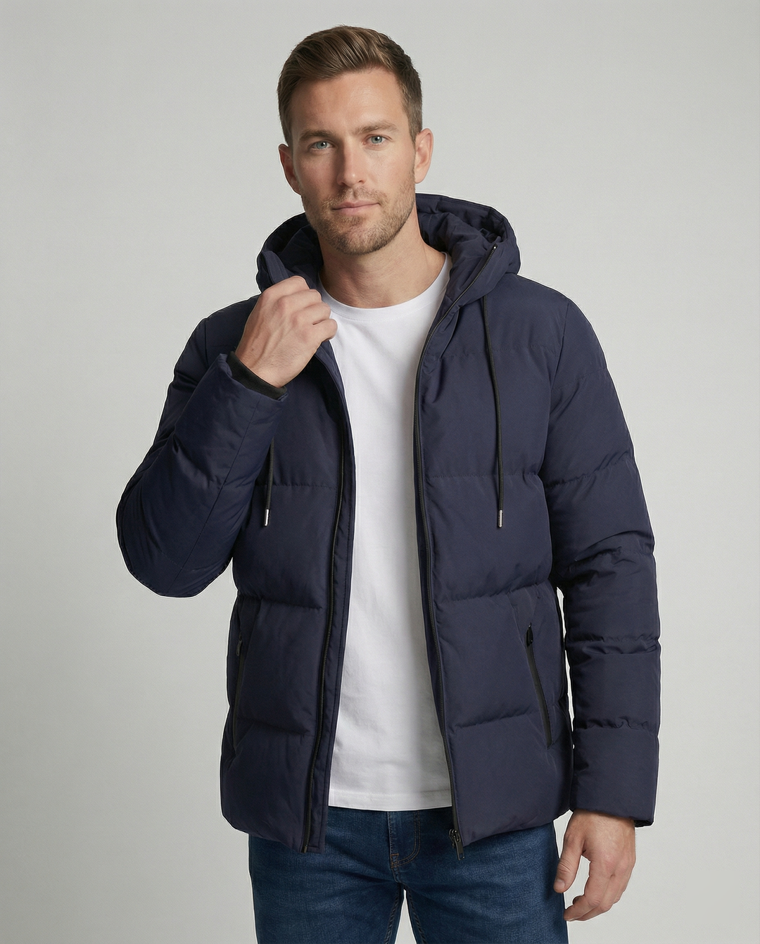 R&B | Pufferjacke Winterjacke Herren für kalte Wetterbedingungen