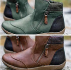 Rainguard Damen Wasserdichte Stiefelette Mit Reißverschluss Und Knöchelstütze, Schick R&B