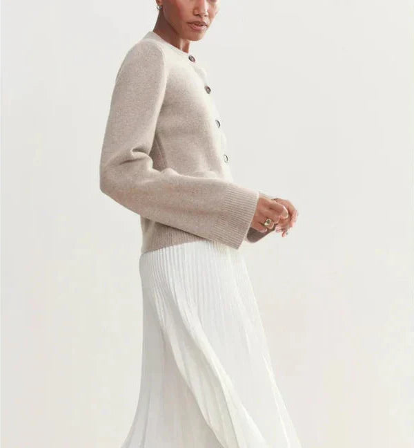 R&B | Strickjacke - Damen Herbst Chic Knopf-Cardigan