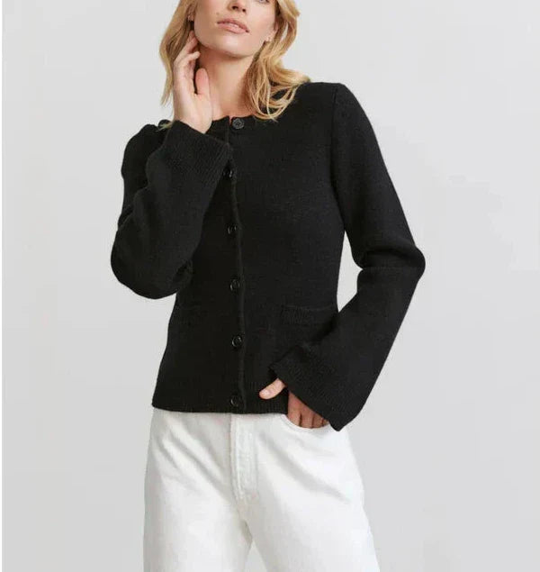 R&B | Strickjacke - Damen Herbst Chic Knopf-Cardigan
