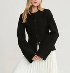 R&B | Strickjacke - Damen Herbst Chic Knopf-Cardigan