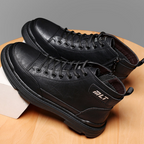Herren-Lederstiefel mit Lammfellfutter R&B R&B