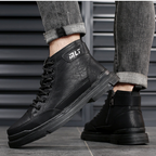 Herren-Lederstiefel mit Lammfellfutter R&B R&B