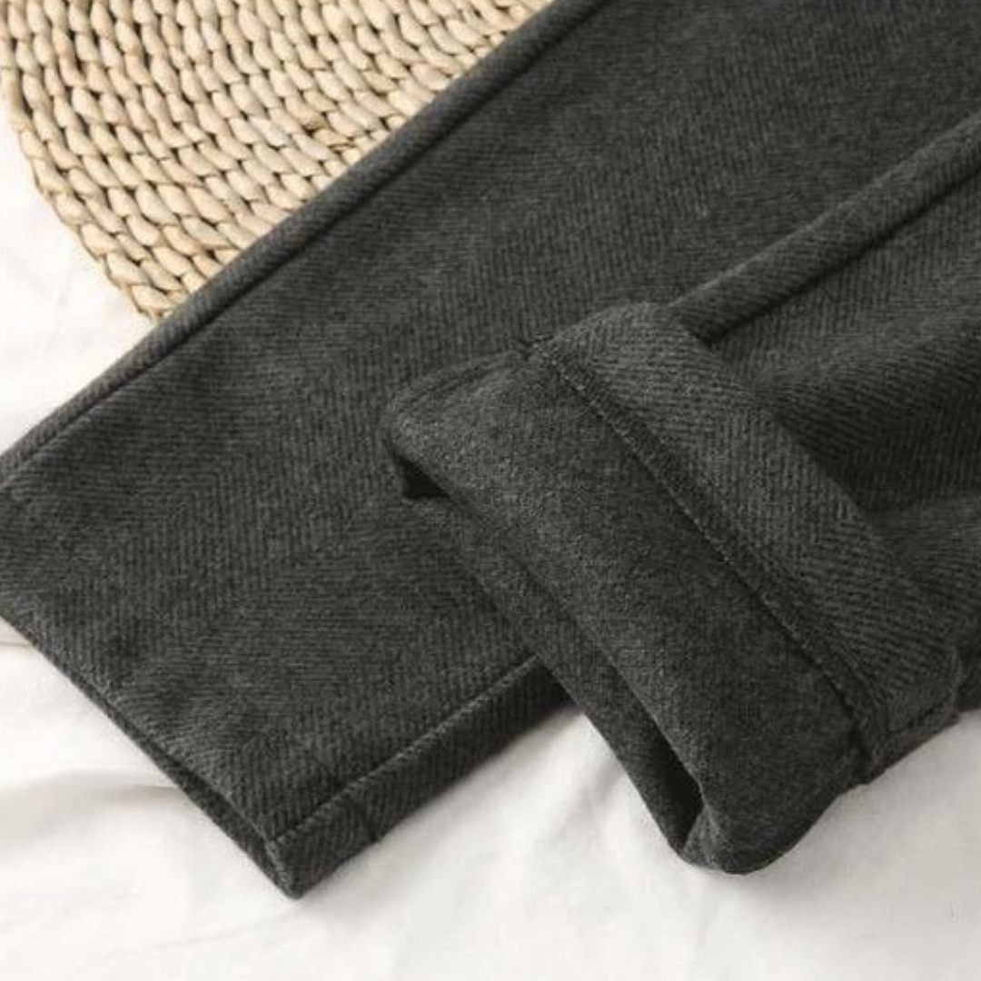 R&B | Damenhose mit Fischgrätmuster für vielseitige Kleidung in allen Jahreszeiten