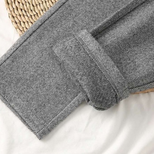 R&B | Damenhose mit Fischgrätmuster für vielseitige Kleidung in allen Jahreszeiten