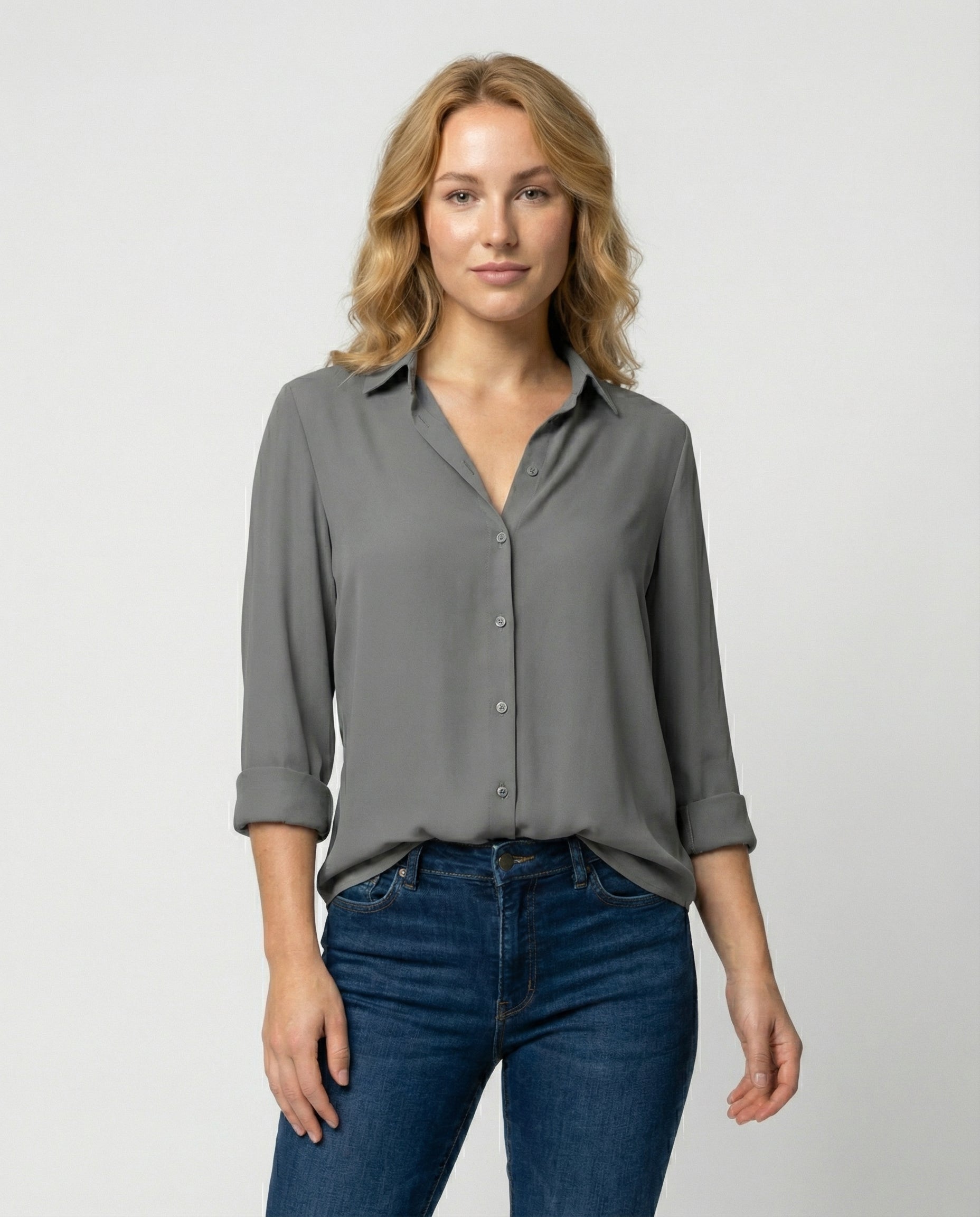 Elegante Damenbluse Langarm | R&B